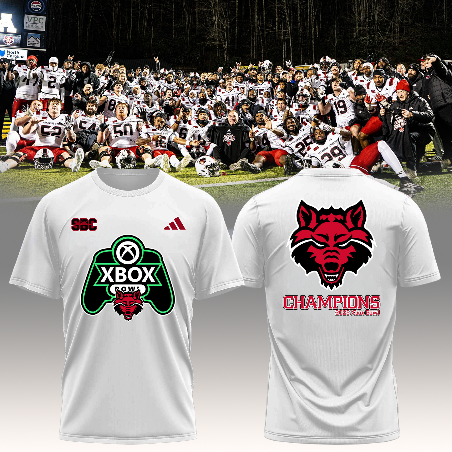 Arkansas State - Xbox Bowl Champions 2025 Shirt | PJ52
