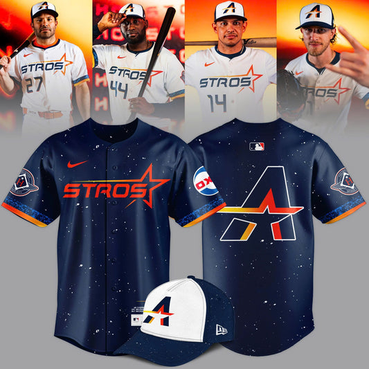 Limited Edition Houston Astros Navy 2025 City Connect “The Next Frontier” 2025 Jersey