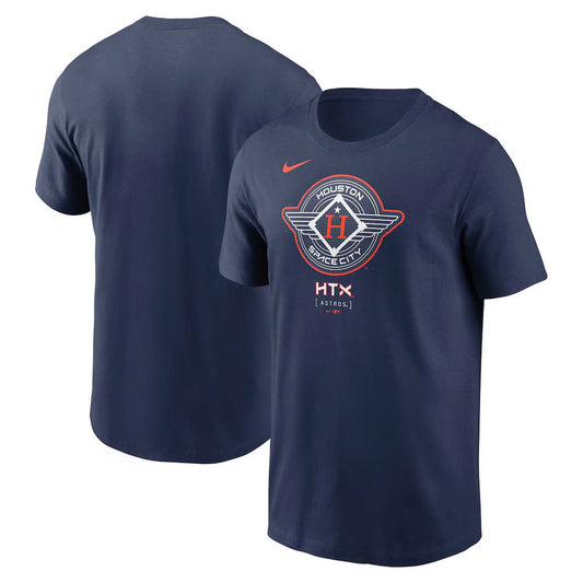 Houston Astros Navy 2025 City Connect Logo T-Shirt
