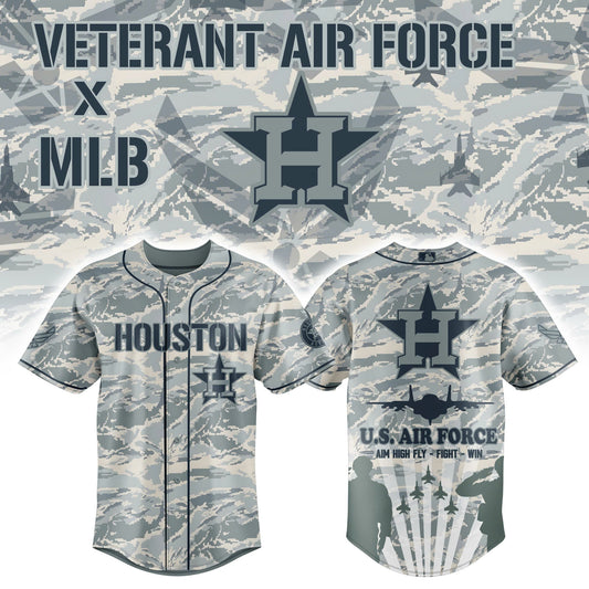 Houston Astros x Veteran U.S Air Force 2025 Baseball Jersey