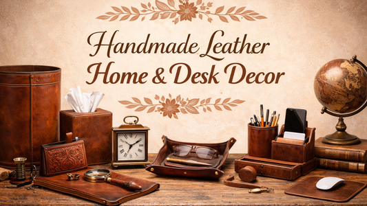 Elevate Your Space with Western Charm: Handmade Leather Decor from Fabled Stitches