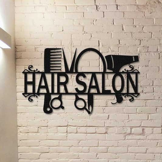 Custom Hair Salon Wall Signs: Elevate Your Salon’s Style with Fabled Stitches