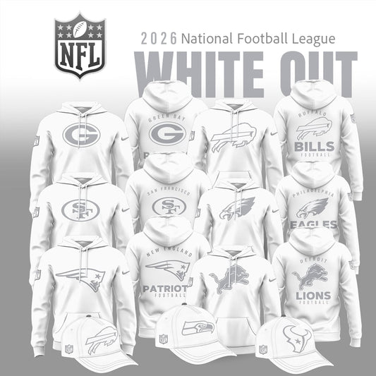 All Team NFL 2025 White Out Limited Edition Combo Hoodie | FQ45