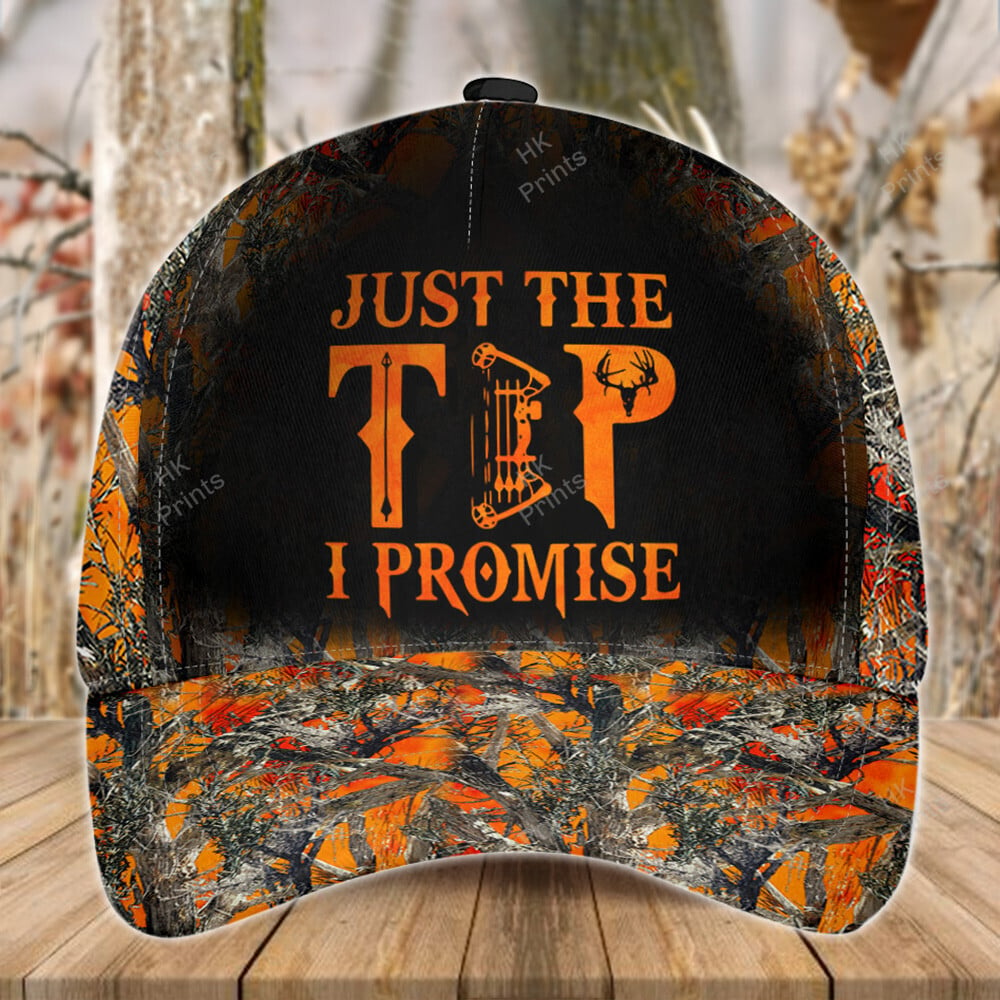 BowHunting Just The Tip I Promise Orange Camouflage Hunting Apparels