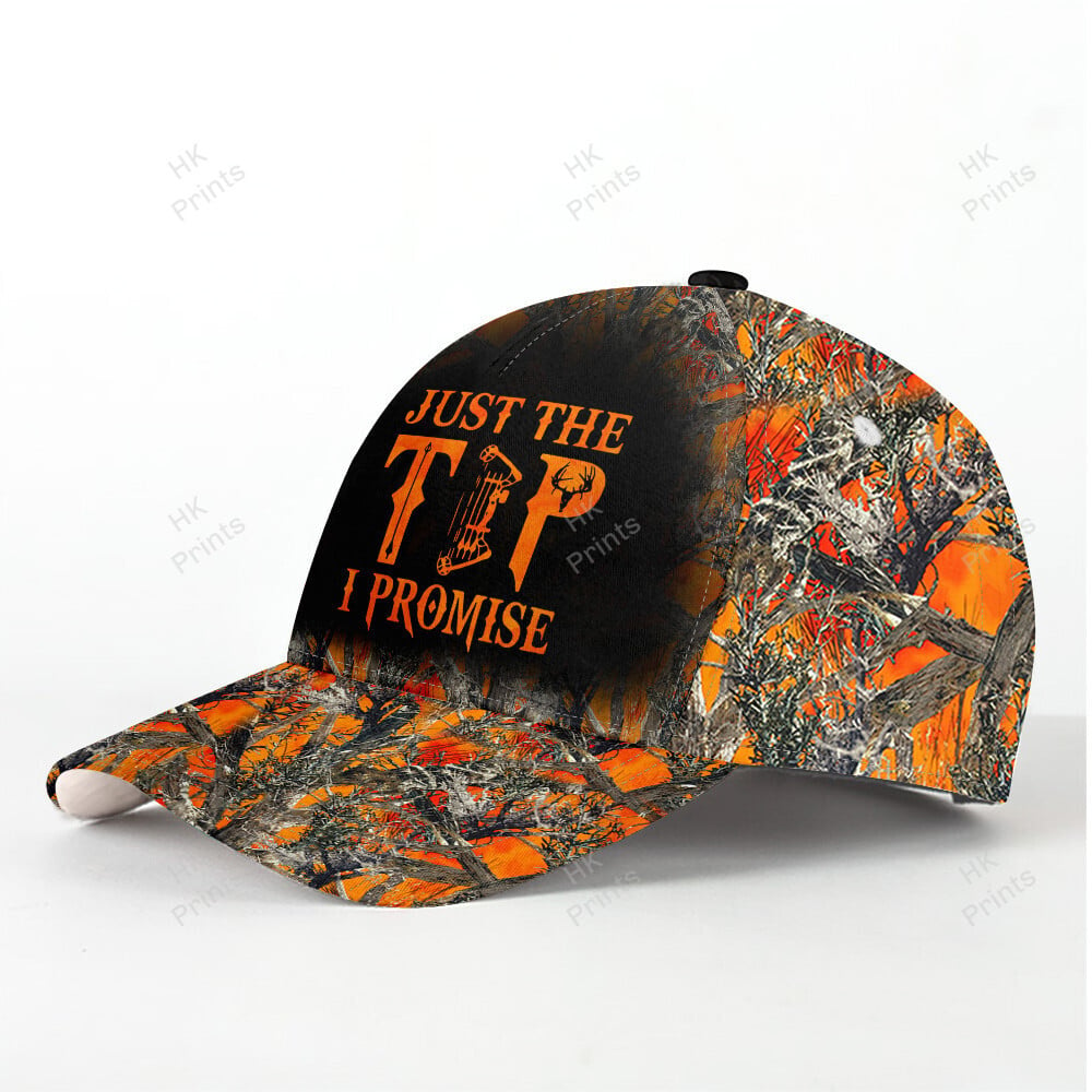 BowHunting Just The Tip I Promise Orange Camouflage Hunting Apparels