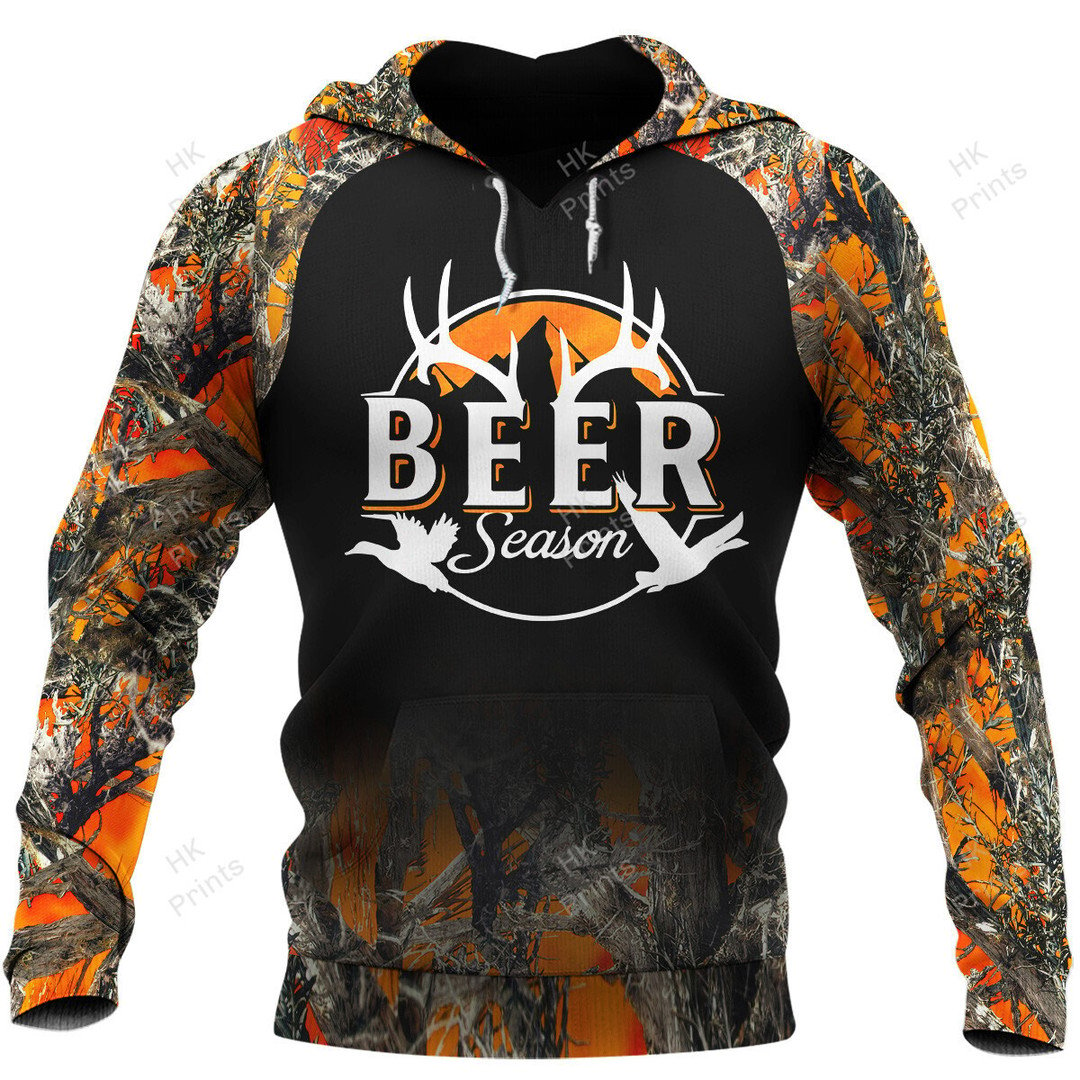 Beer Season Orange Camouflage Hunting Apparels