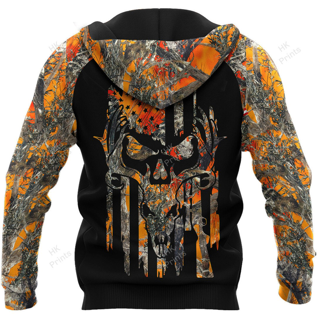 Personalized Bow Hunting Life Orange Camouflage Hunting Apparels