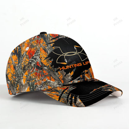 Personalized Bow Hunting Life Orange Camouflage Hunting Apparels