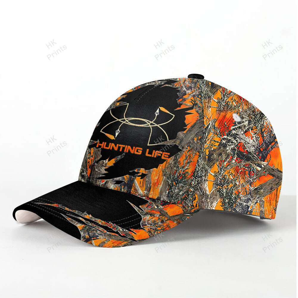 Personalized Bow Hunting Life Orange Camouflage Hunting Apparels