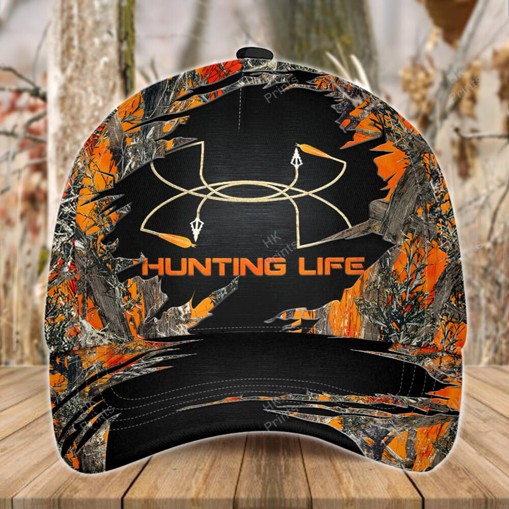 Personalized Bow Hunting Life Orange Camouflage Hunting Apparels