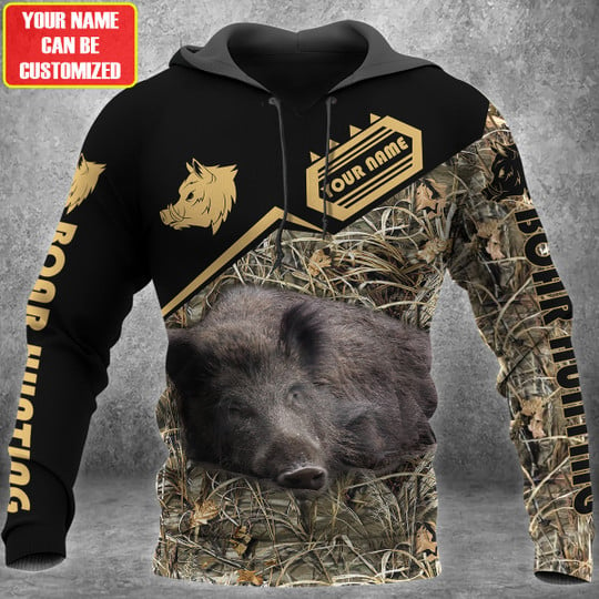 Personalized Name Boar Hunting 2 All Over Printed Unisex Shirt