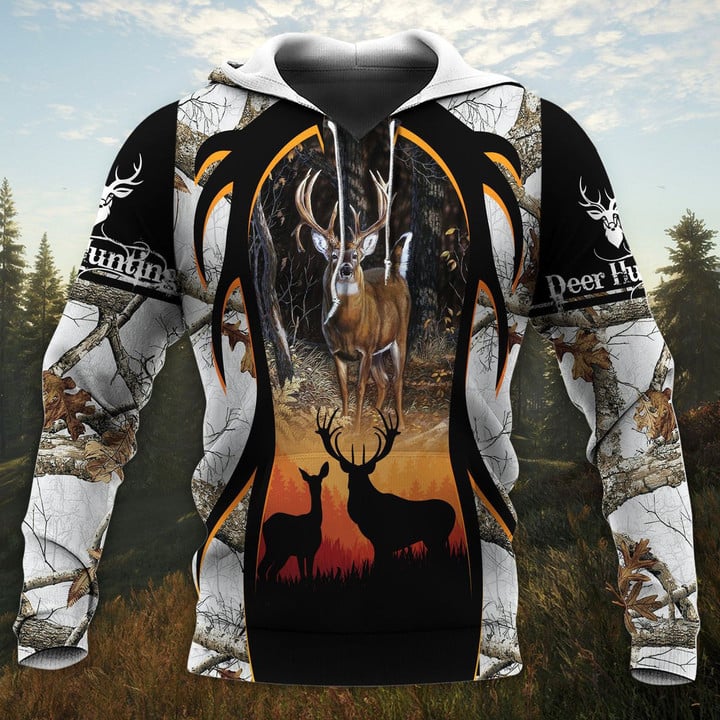 Personalized Name Deer Hunting 5 All Over Printed Unisex Shirt