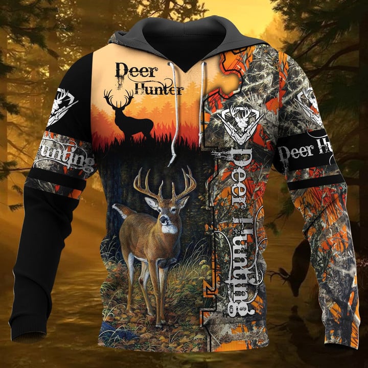 Personalized Name Deer Hunting 4 All Over Printed Unisex Shirt