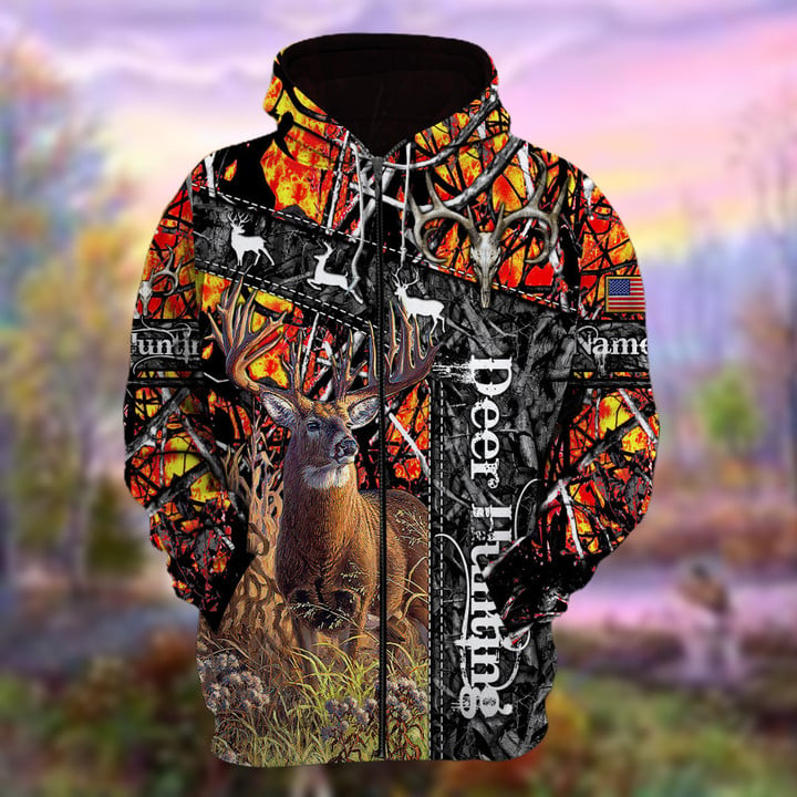 Personalized Name The Unique Hunting Multicolor