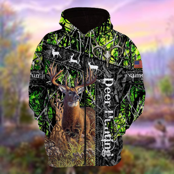 Personalized Name The Unique Hunting Multicolor