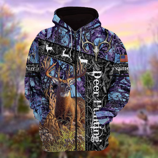 Personalized Name The Unique Hunting Multicolor