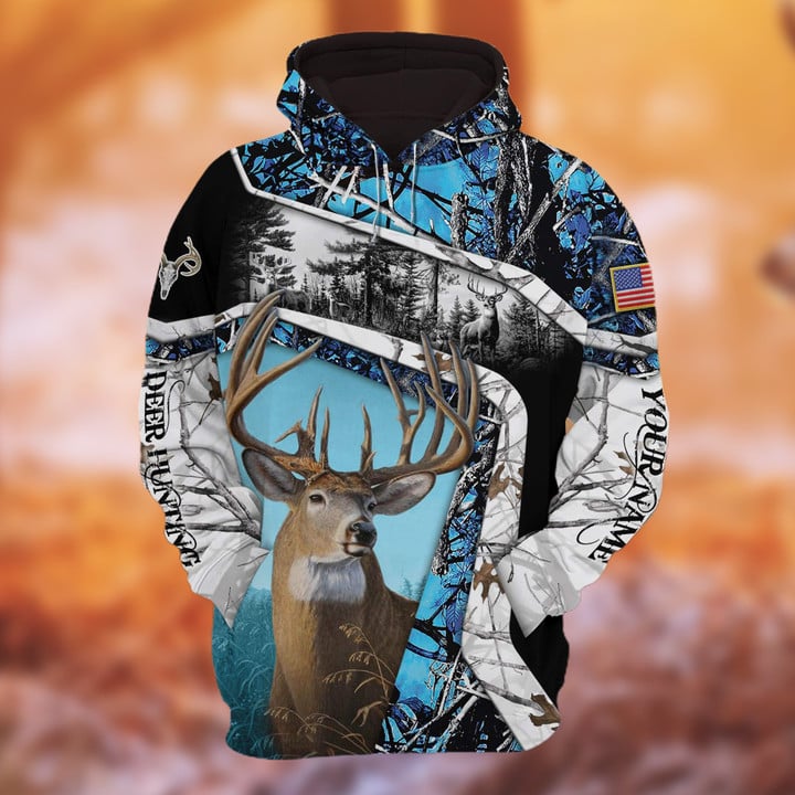 Personalized Name The Unique Hunting Hoodie & Zip Hoodie 3D Multicolor