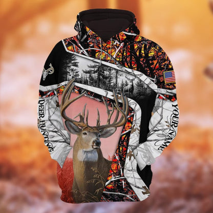 Personalized Name The Unique Hunting Hoodie & Zip Hoodie 3D Multicolor