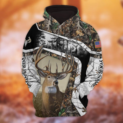 Personalized Name The Unique Hunting Hoodie & Zip Hoodie 3D Multicolor