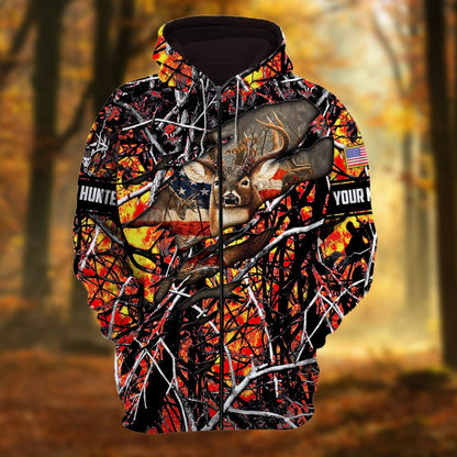 Personalized Name Premium Hunting Hoodie 3D