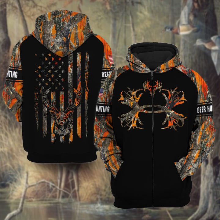 Personalized Name The Premium Deer Hunting Limited Edition Hoodie & Zip Hoodie