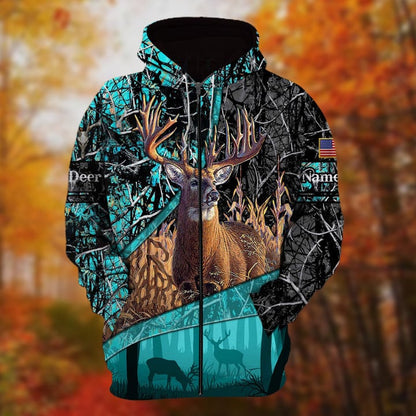 Personalized Name The Premium Hunting 3D Hoodie & Zip Hoodie