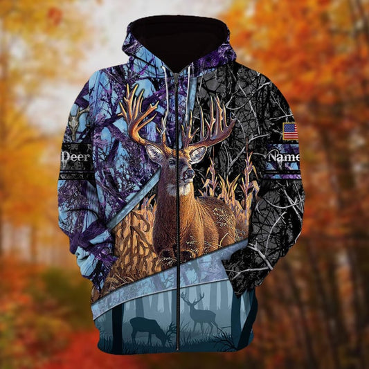 Personalized Name The Premium Hunting 3D Hoodie & Zip Hoodie