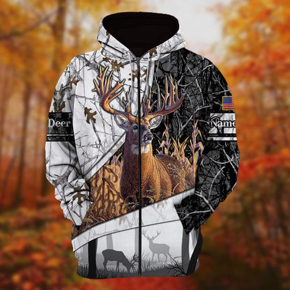 Personalized Name The Premium Hunting 3D Hoodie & Zip Hoodie