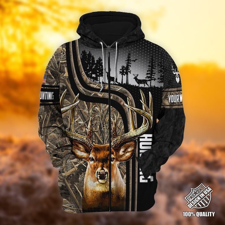 Personalized Name The Special Deer Hunting  3D Hoodie & Zip Hoodie