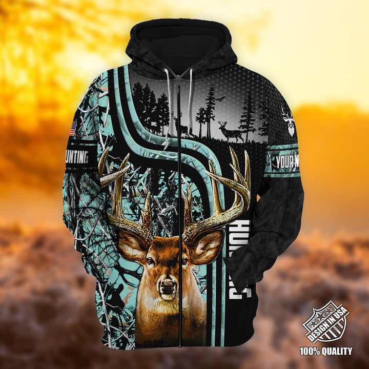 Personalized Name The Special Deer Hunting  3D Hoodie & Zip Hoodie