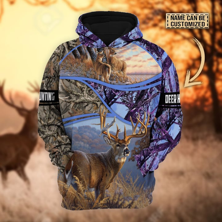 Personalized The Premium Deer Hunting Hoodie & Zip Hoodie 3D Multicolor