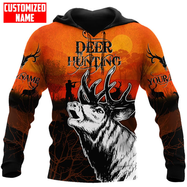 PERSONALIZED DEER HUNTING ELK All Over Printed Shirt Gift For Hunter