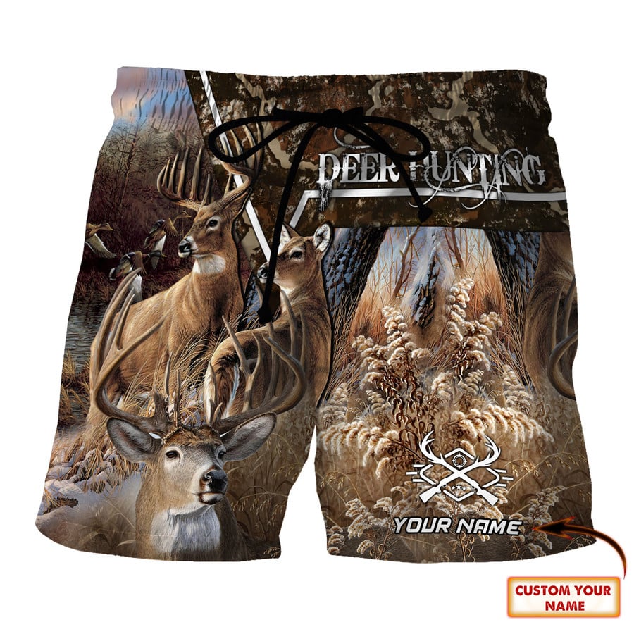 Deer Hunting Shirt Deer 3D  Personalized Camo SO