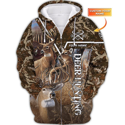 Deer Hunting Shirt Deer 3D  Personalized Camo SO