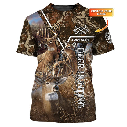 Deer Hunting Shirt Deer 3D  Personalized Camo SO