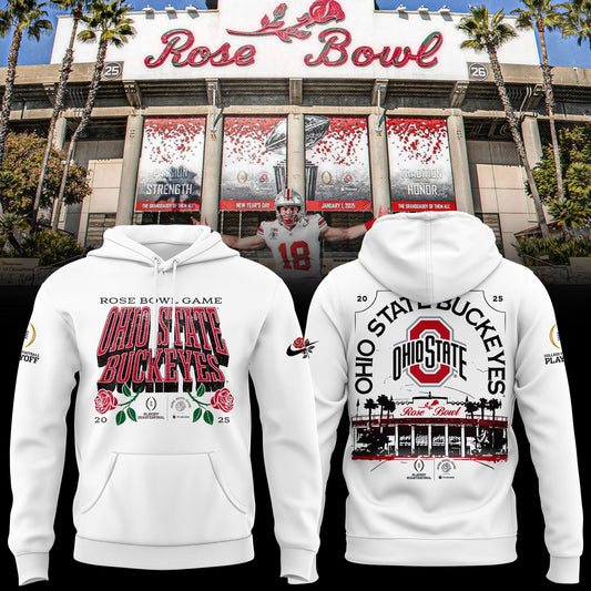 Ohio State Buckeyes Rose Bowl Game 2025 Hoodie