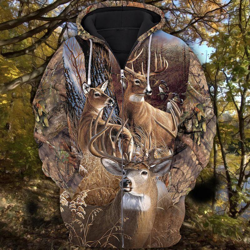 Deer Hunting 3D Full Printed Shirt