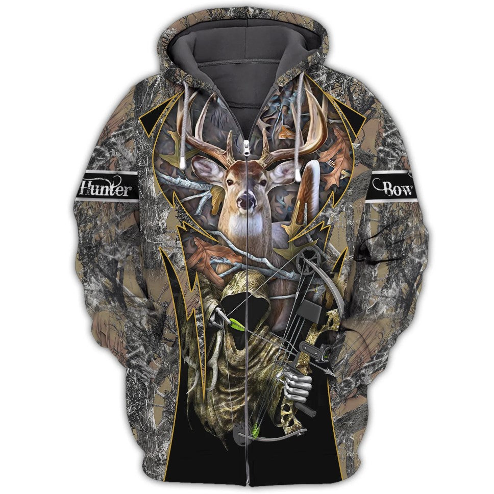 Hunting Bow Shirt 3D All Over Printed Clothes