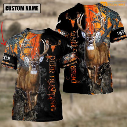 Customized name Deer Hunting 3 3D Design All Over Printed