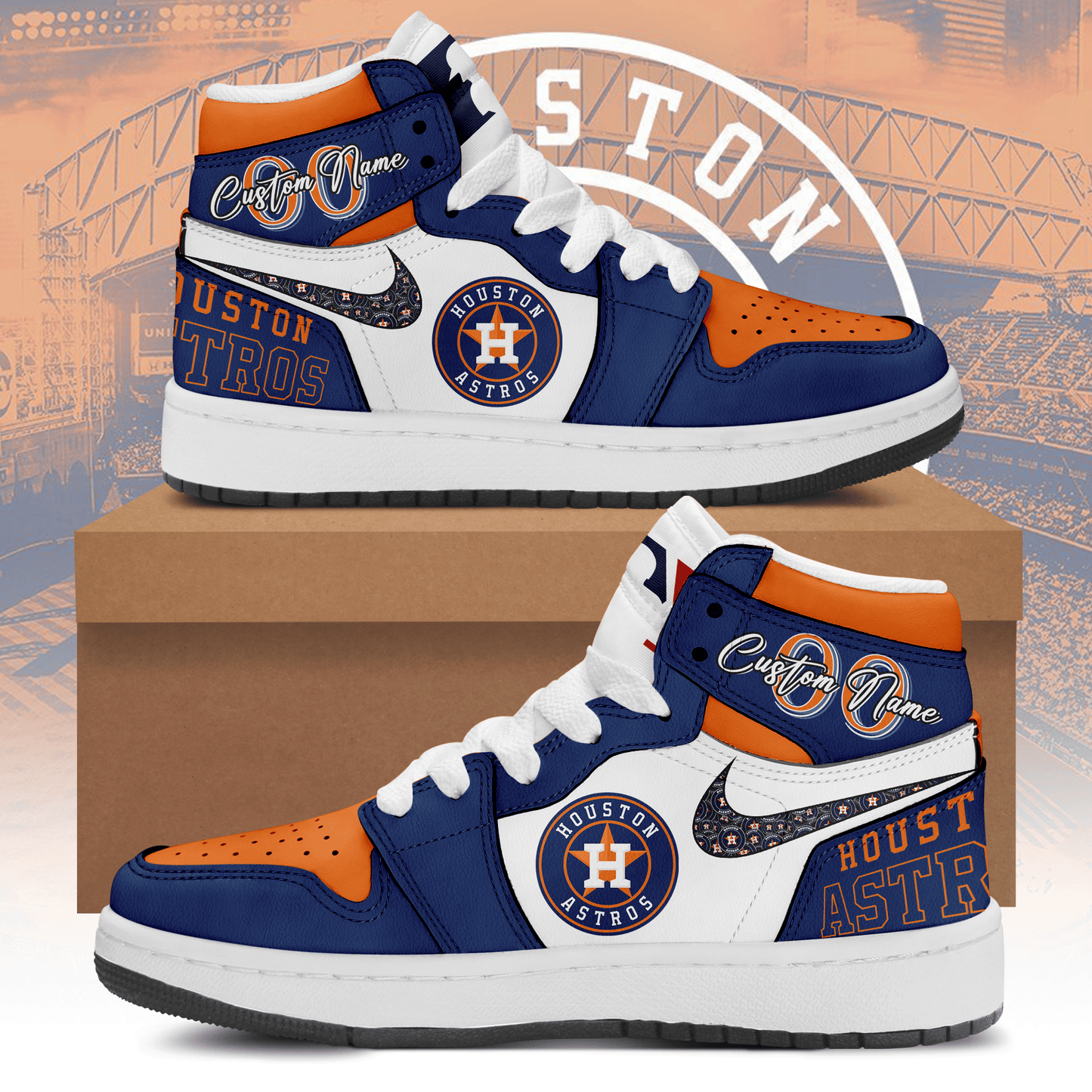 Houston Astros AJ1 Shoes