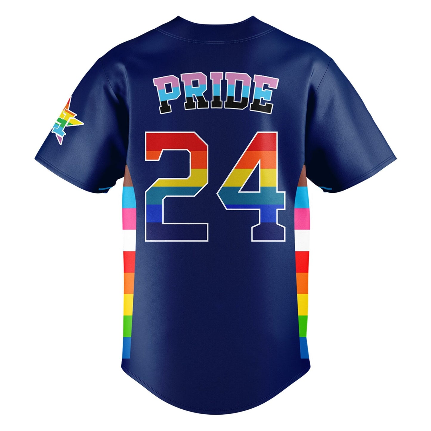 Special Pride Night Houston Astros Custom Name Jersey Ver3