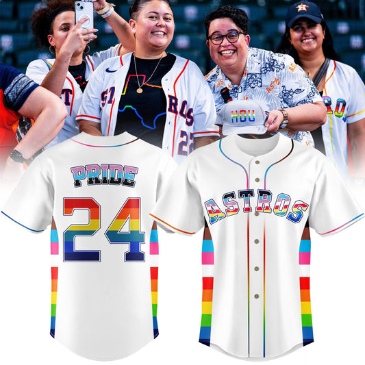 Special Pride Night Houston Astros Custom Name Jersey Ver4