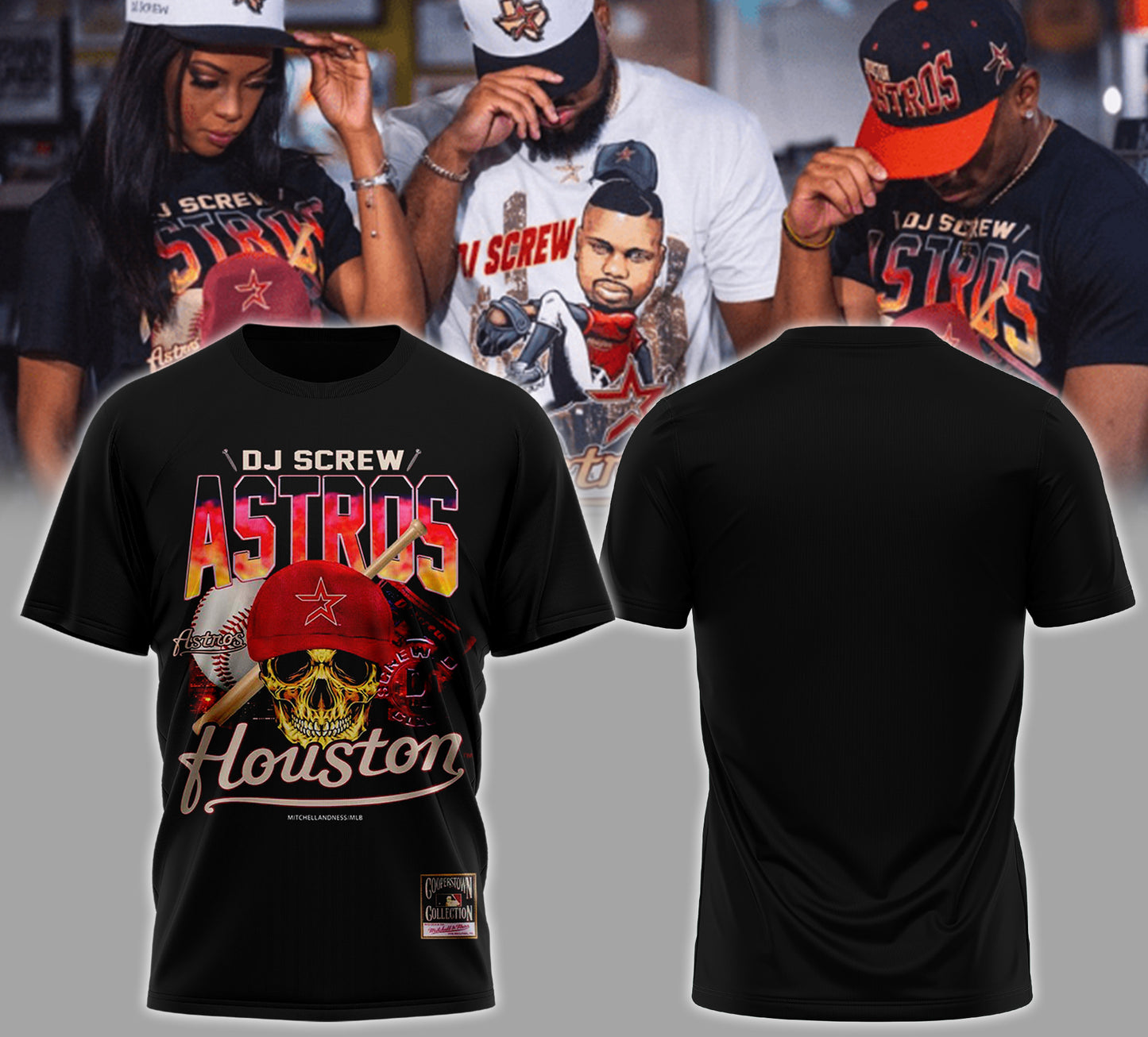 The Houston Astros x Dj Screw 2024 New Collection Shirt Ver1