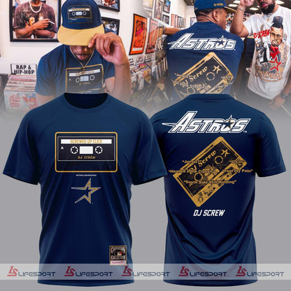 The Houston Astros x Dj Screw 2024 New Collection Shirt