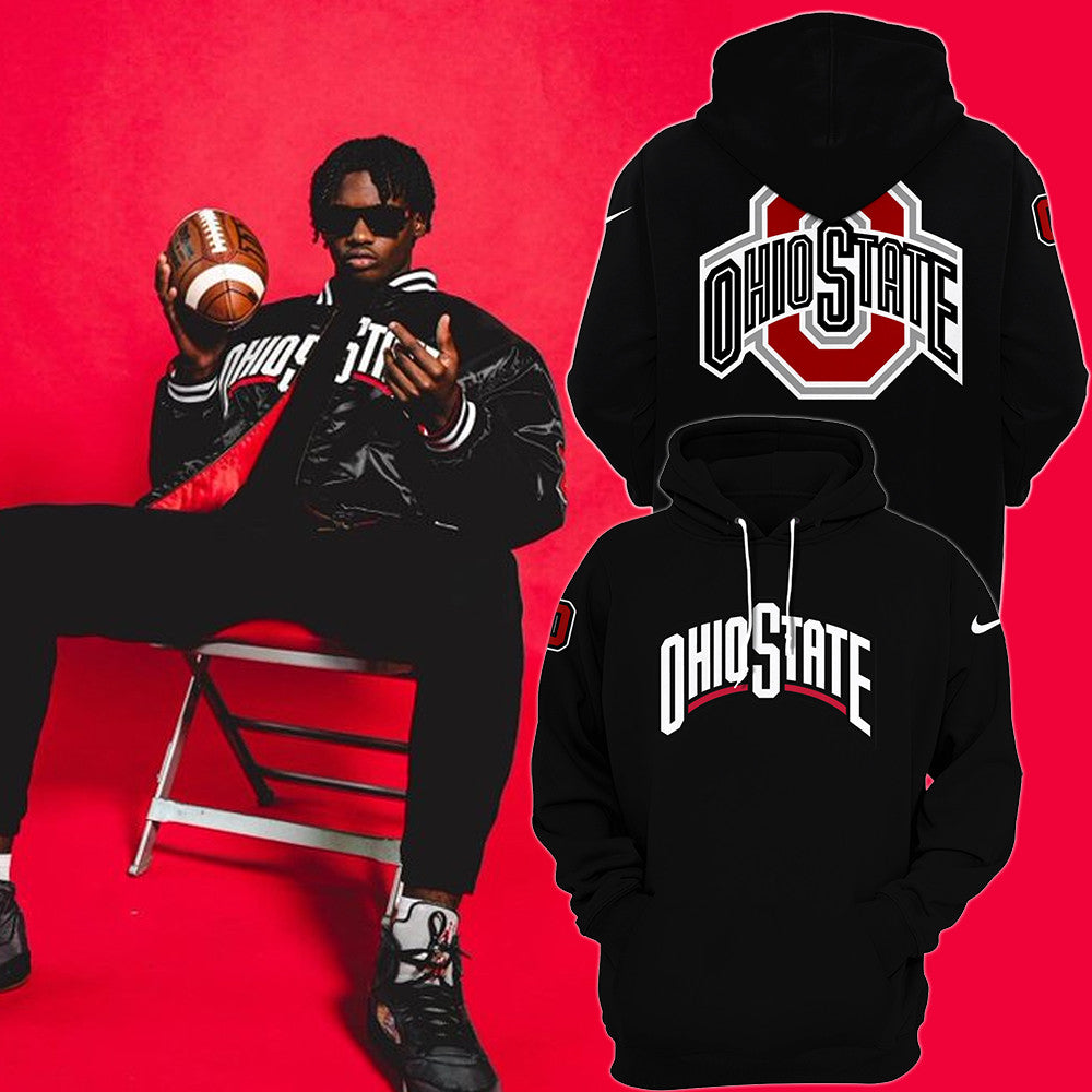 Limited Edition Ohio State Black Hoodie Joggers