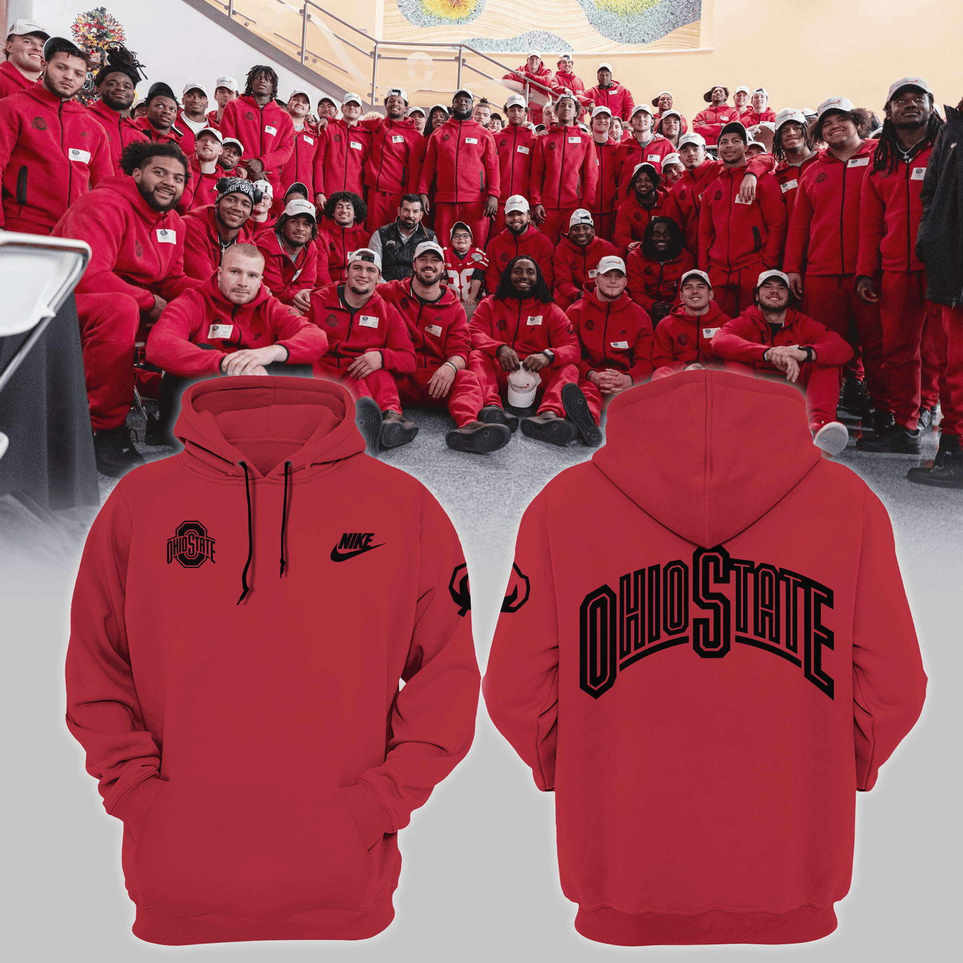 RARE Nike sold Ohio State Team Issue Hoodie