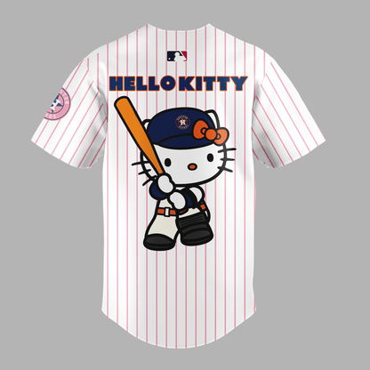 Limited Edition Houston Astros x Hello Kitty Night September 10th Jersey Ver1