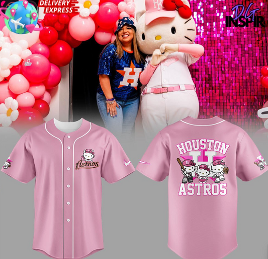 Limited Edition Houston Astros x Hello Kitty Jersey