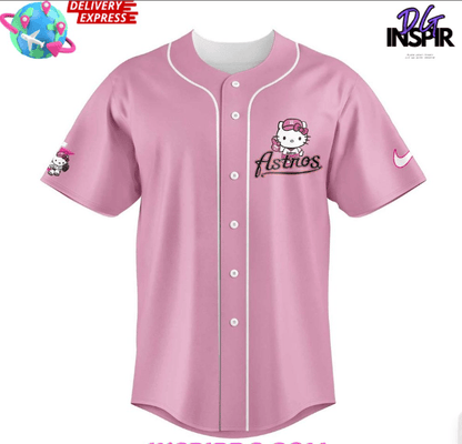 Limited Edition Houston Astros x Hello Kitty Jersey