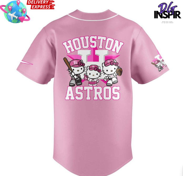 Limited Edition Houston Astros x Hello Kitty Jersey